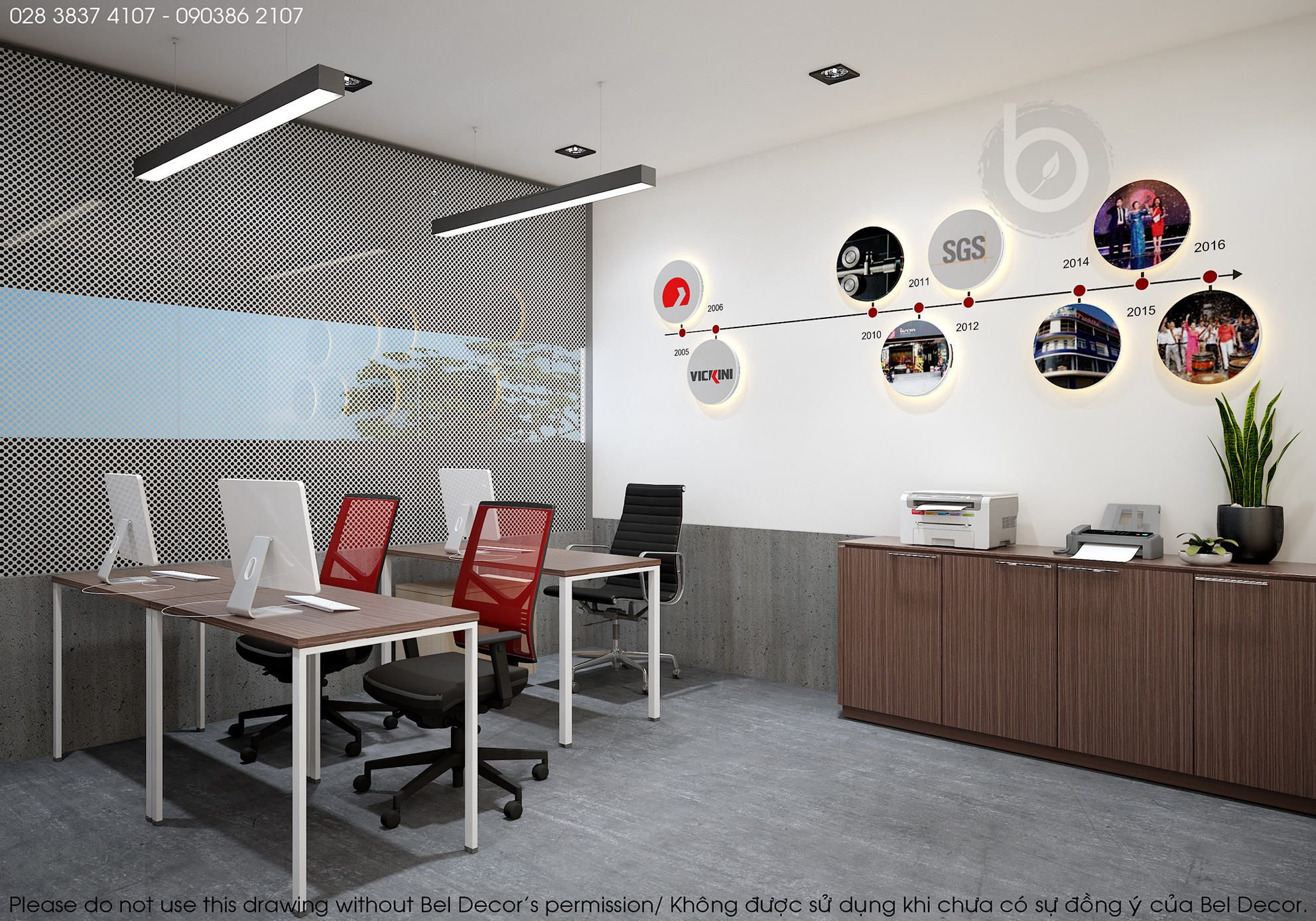thiet ke noi that showroom 13