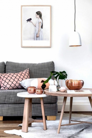 Vẻ đẹp đầy lôi cuốn trong thiết kế nội thất của cặp đôi màu sắc đồng và hồng - Ảnh 4. thiet ke noi that 170425 hana 4