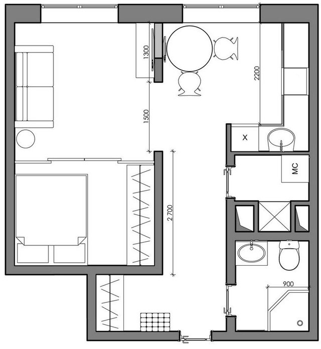 thiet ke noi that beldecor vn can ho 41m2 1