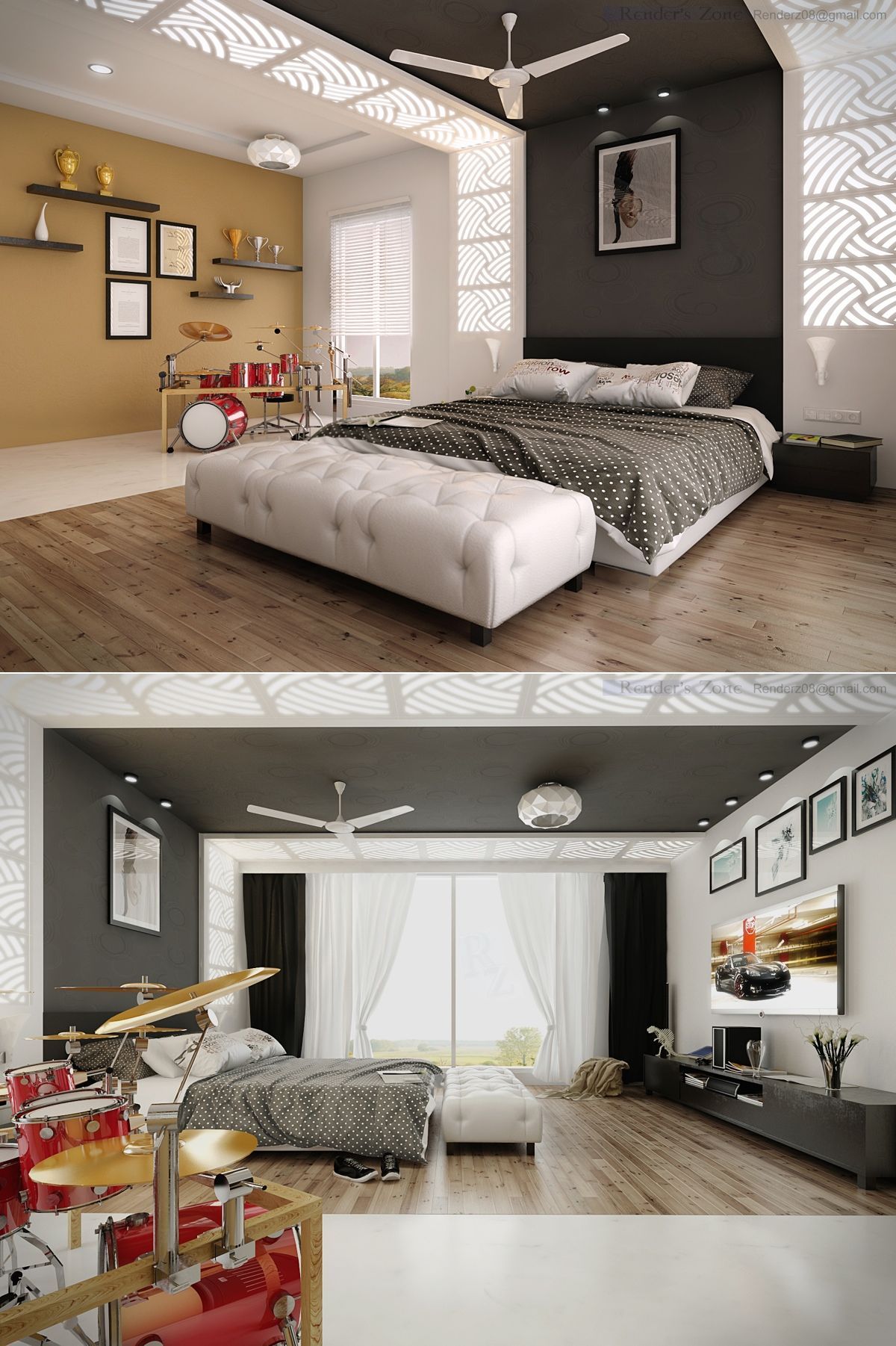 music-themed-bedroom