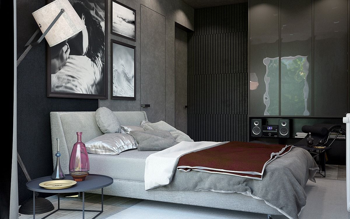 black-accent-wall-moderm-masculine-design