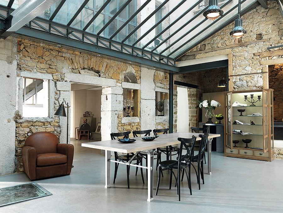 Thiet ke noi that BelDecor vn Farm House Chic Industrial Dining Room Design